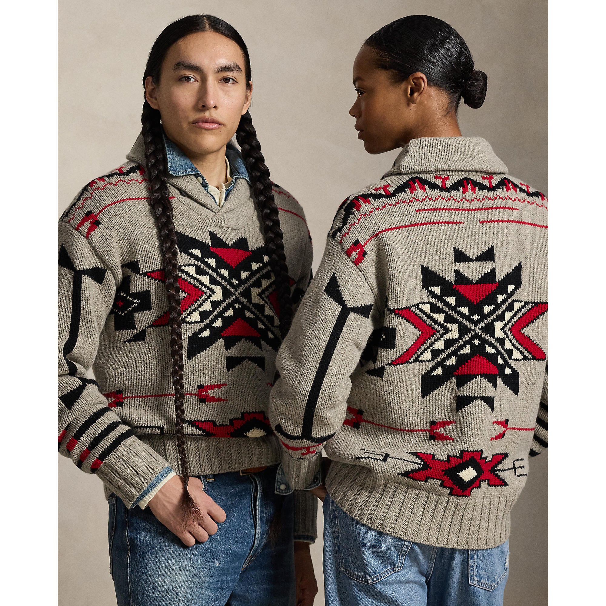 PRL x TÓPA Grey Sky Lodge Sweater – Tópa