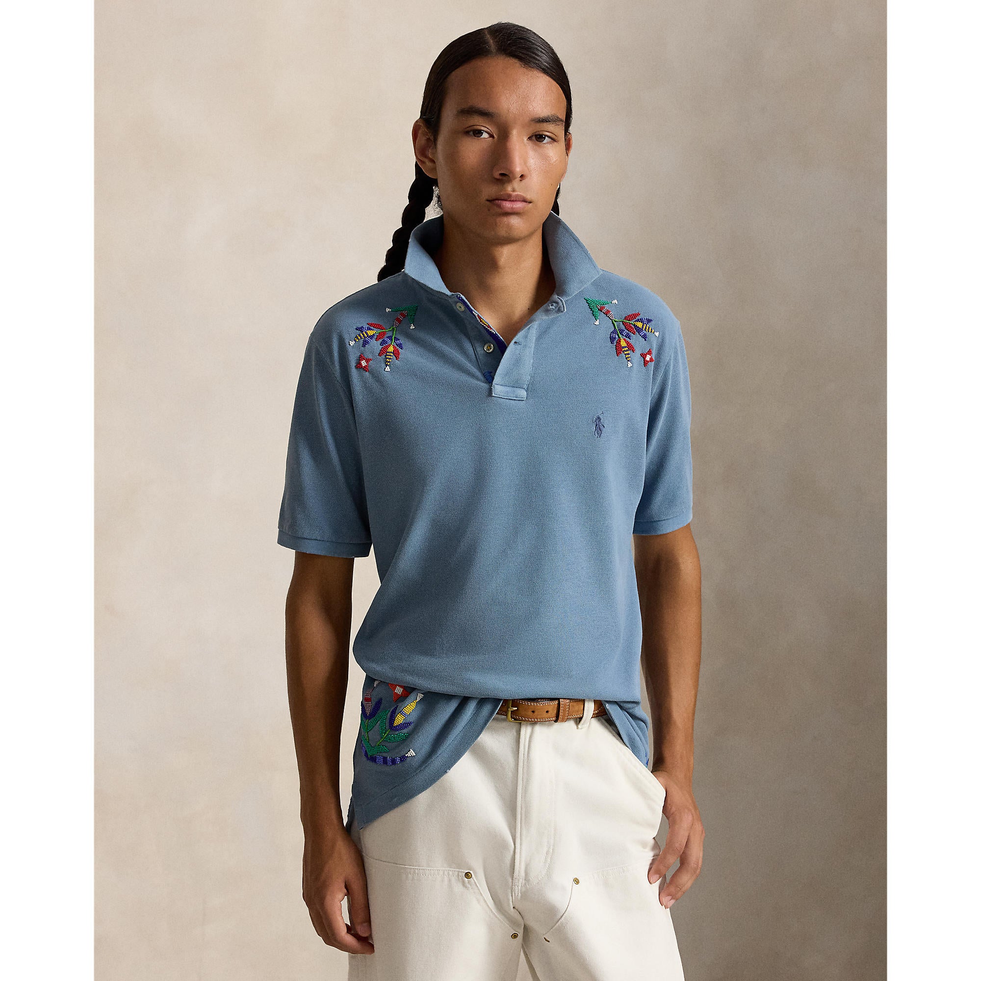 PRL x TÓPA Singing Blossoms Polo Shirt