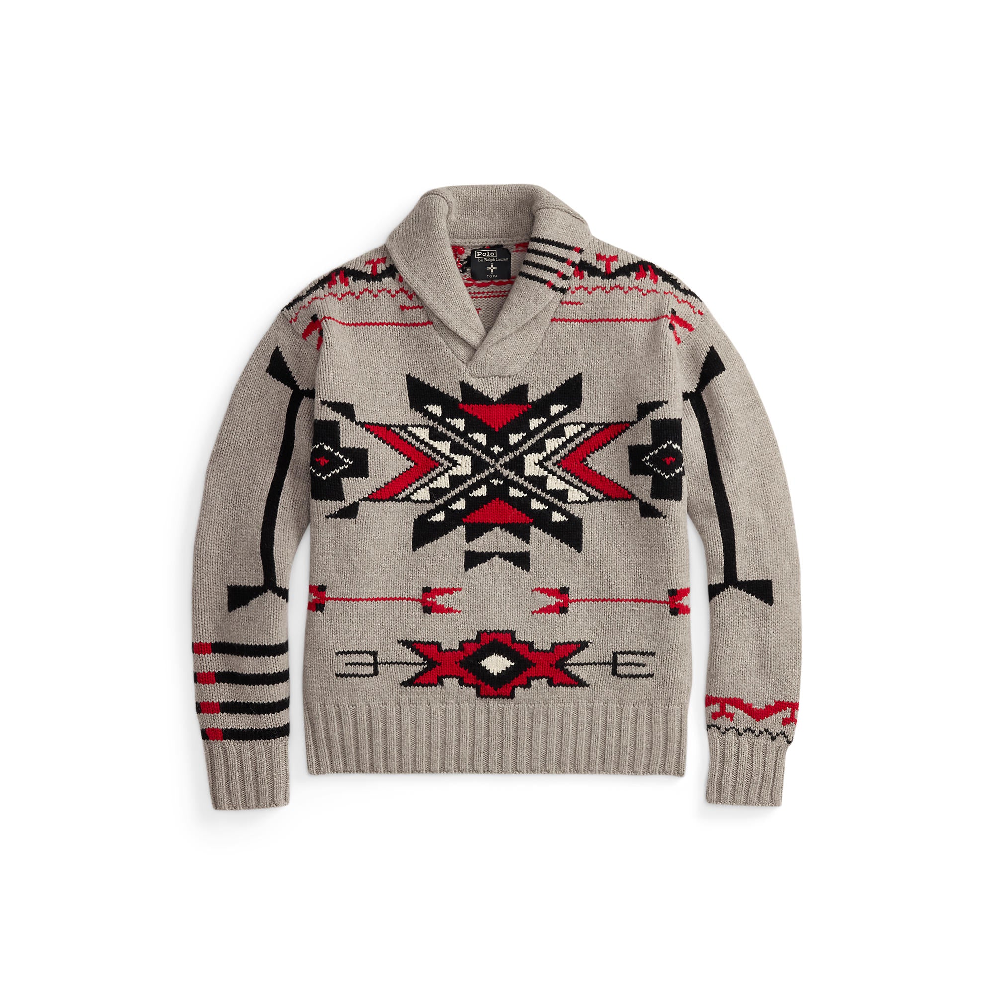 PRL x TÓPA Grey Sky Lodge Sweater